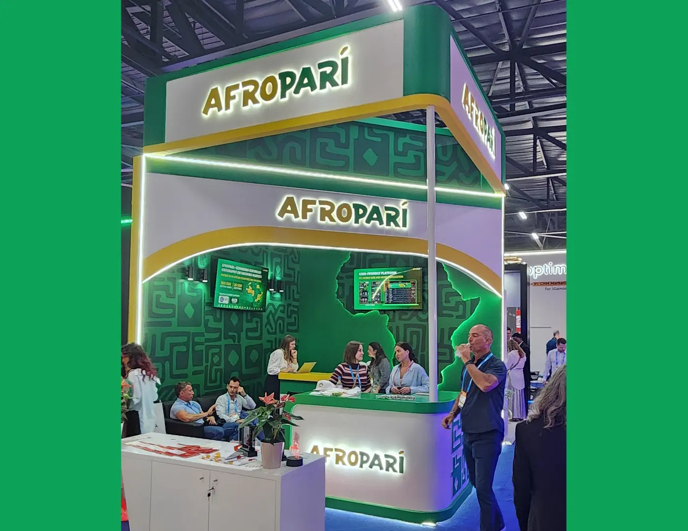Afropari's Trade Show Booth At Sigma Africa 2025 Built By Booth Exhibits™.