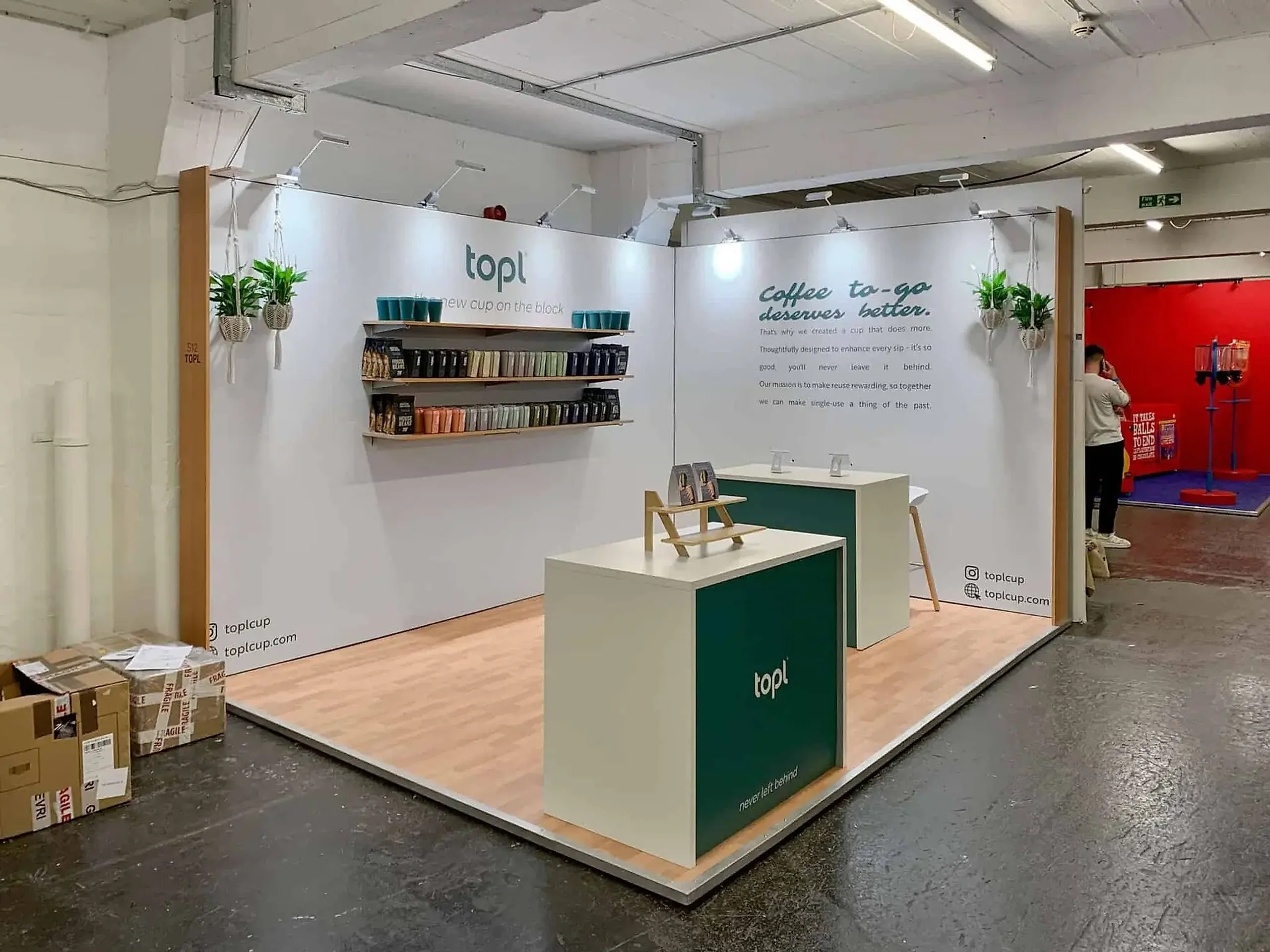 Topl modular exhibition stand