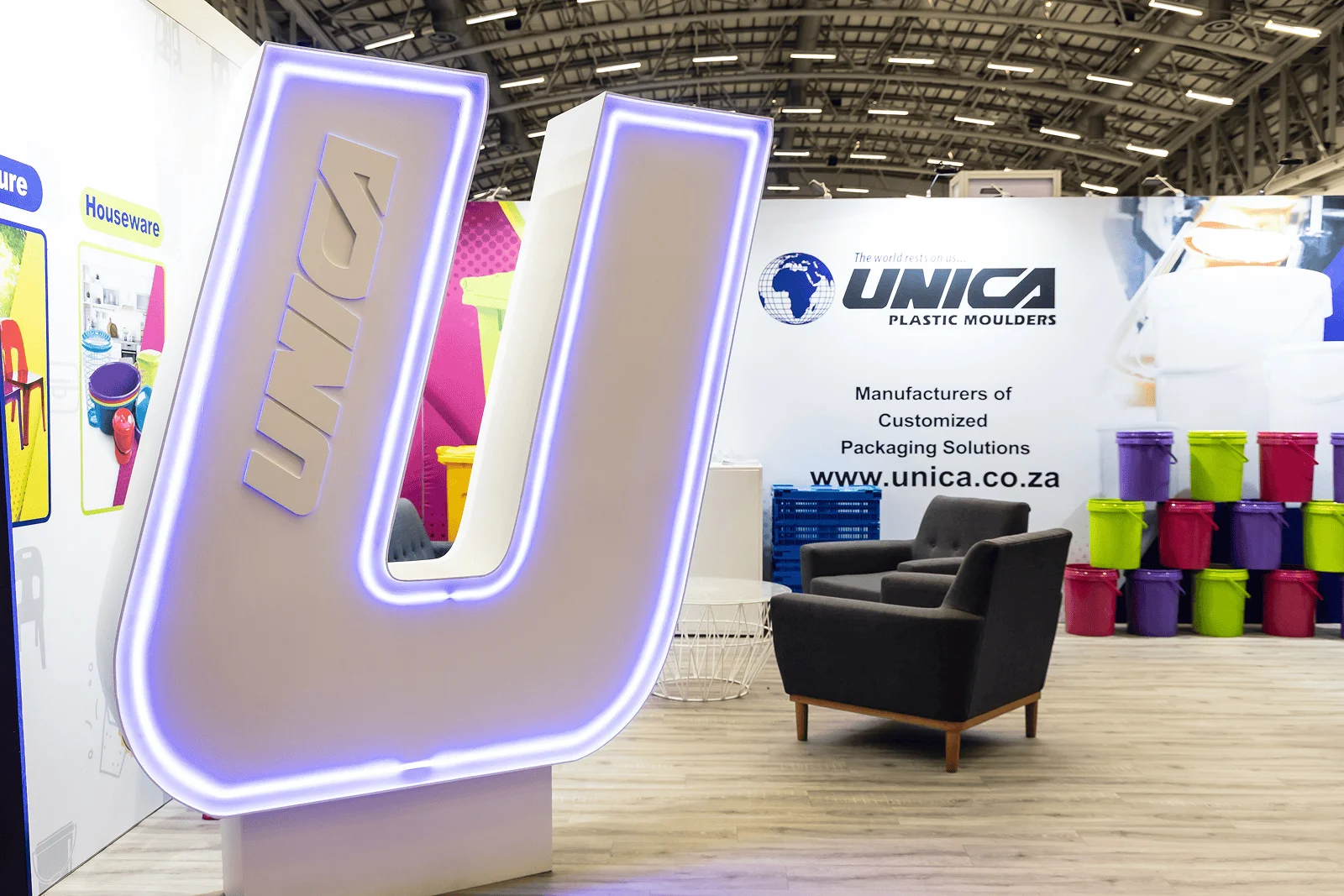 Unica exhibition stand