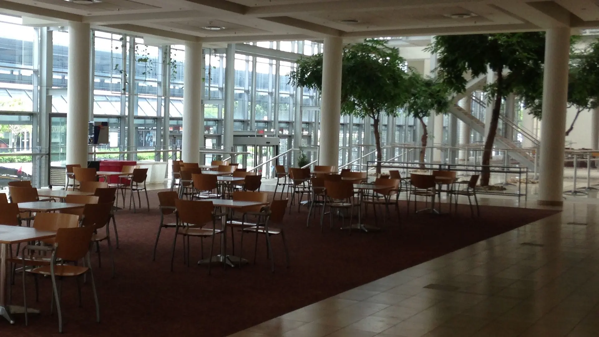 An indoor seating area at the CTICC.