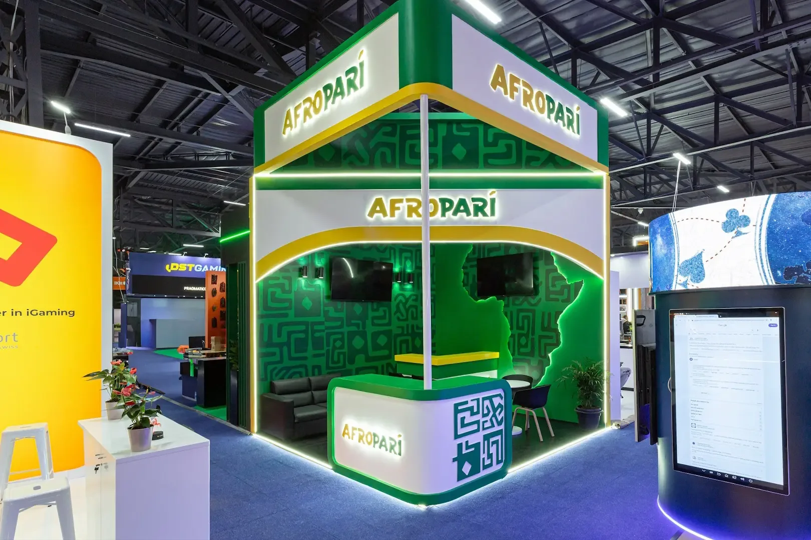 Afropari exhibition stand at SiGMA Africa 2025