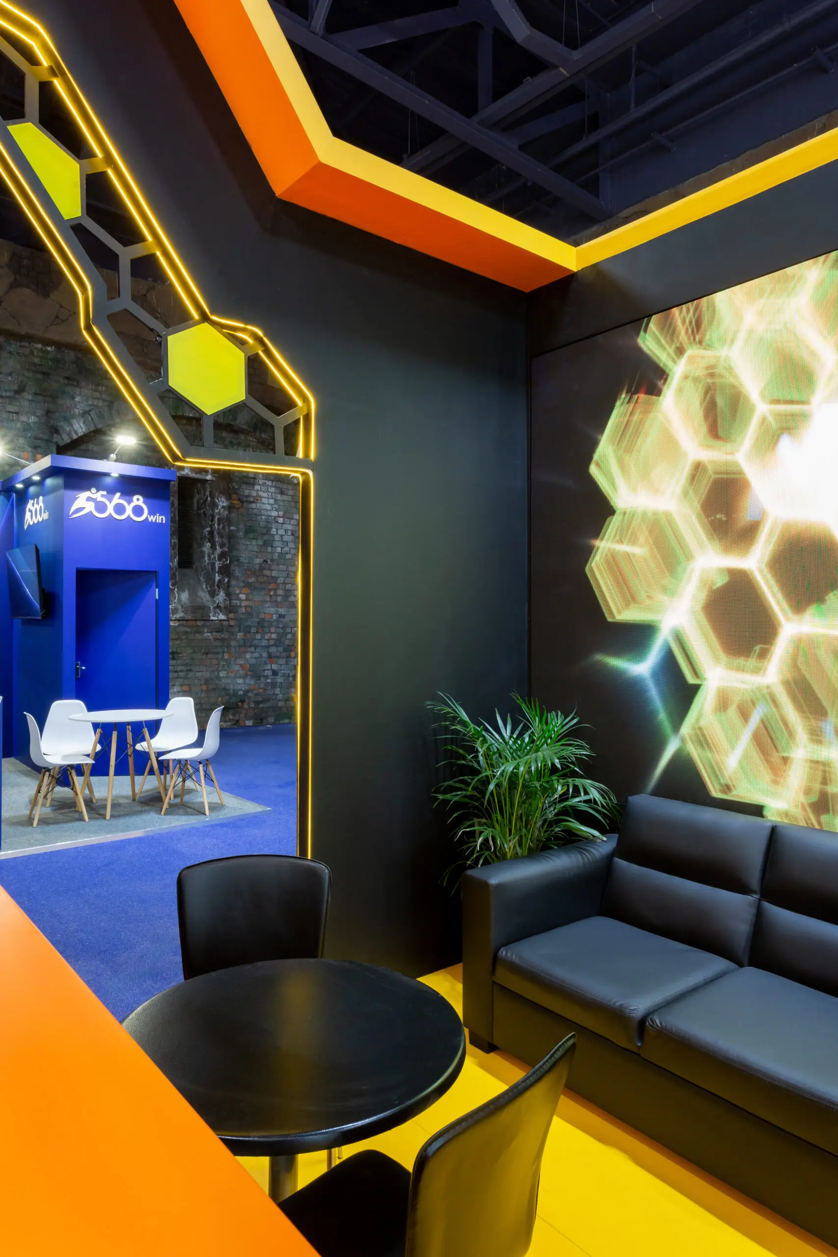 MELBET exhibition stand built by Booth Exhibits at SiGMA Africa, Cape Town
